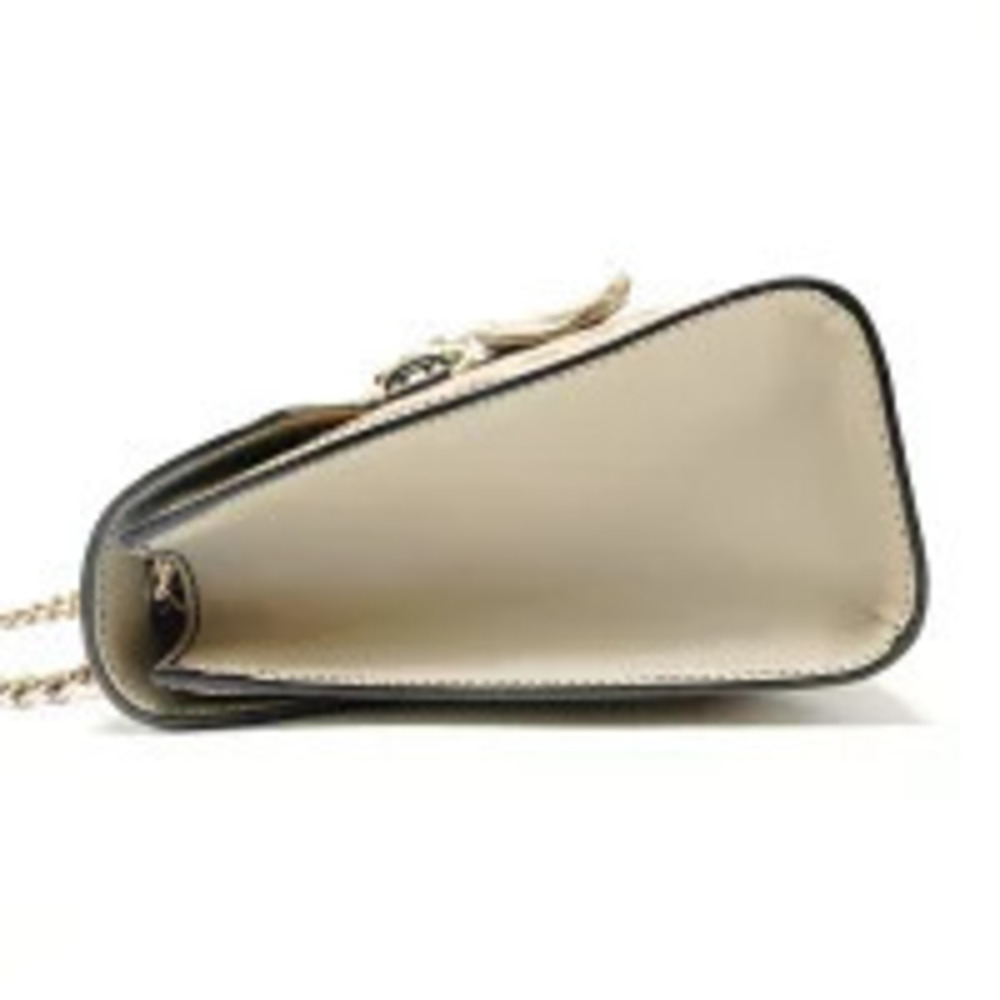 Gucci Horsebit Chain Cream Shoulder Bag Beige Cream Tan